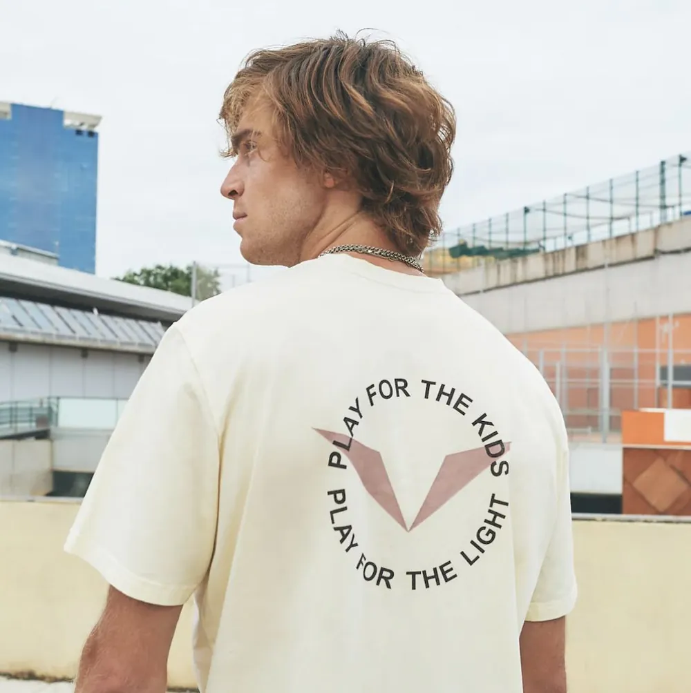 The Play for the Kids t-shirt from the first RUBLO collection